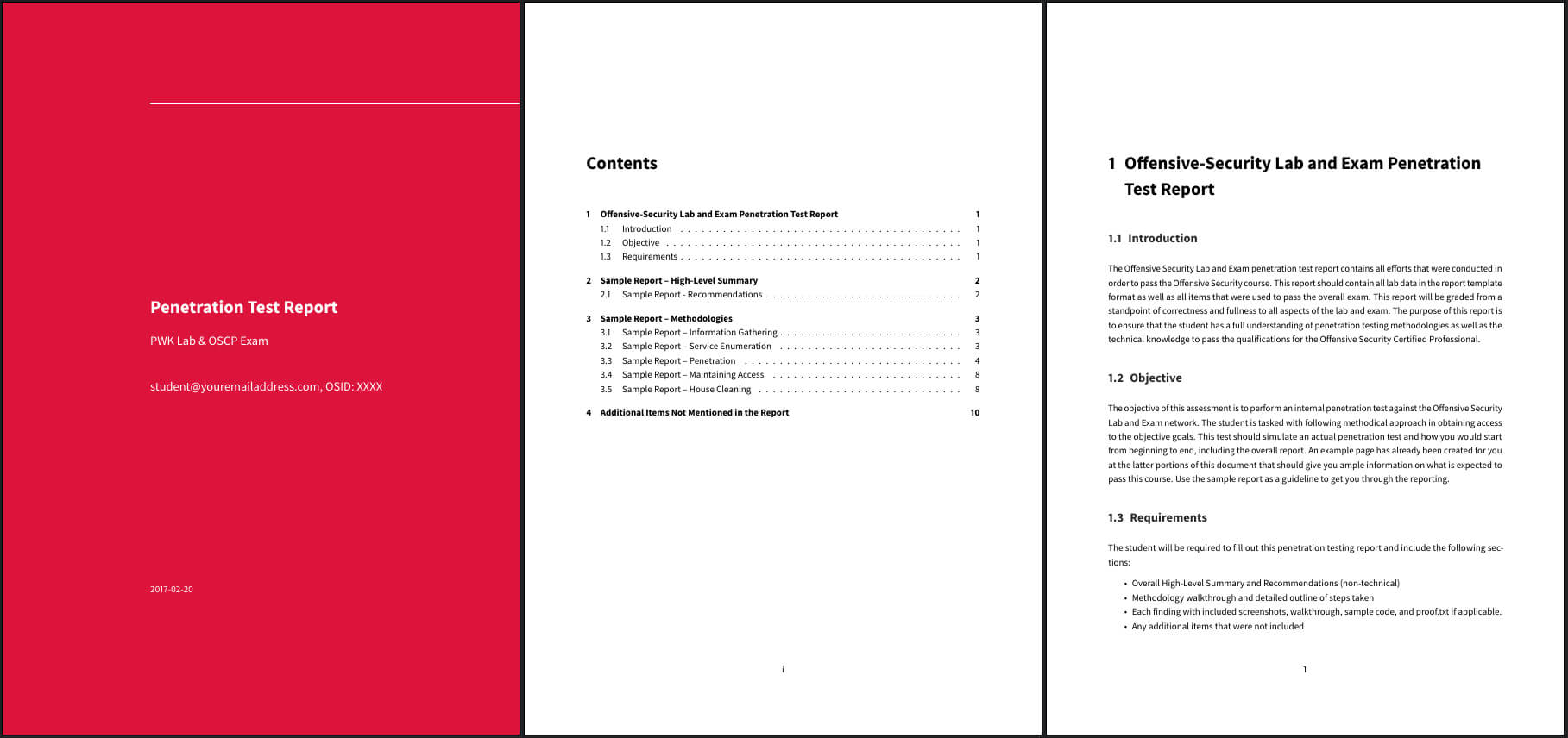 Oscp Exam Report Template In Markdown | Oscp Exam Report In Technical Report Template Latex