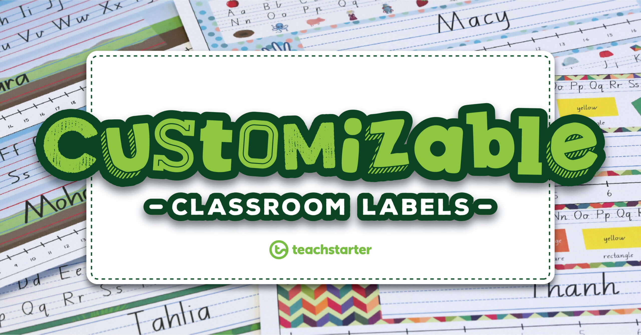 Our Most Popular Customisable Classroom Labels, Signs & Displays Inside Classroom Banner Template