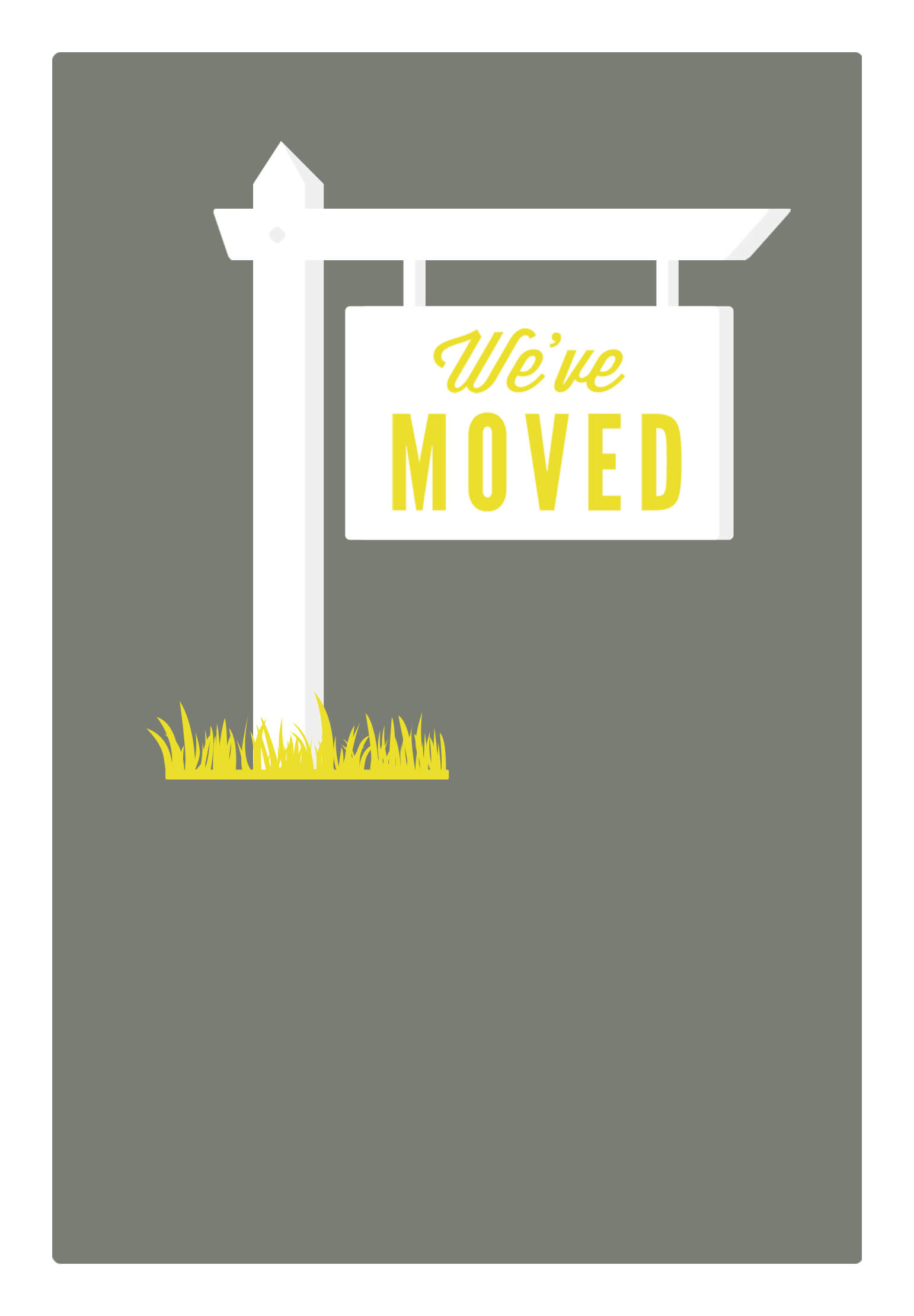 Our New Address – Free Printable Moving Announcement Pertaining To Moving House Cards Template Free