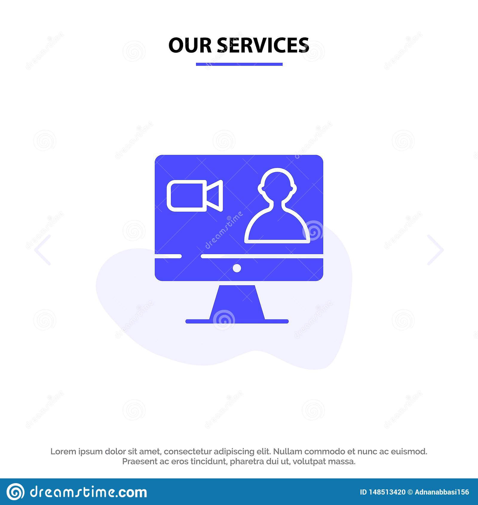 Our Services Job, Search, Internet, Computer Solid Glyph Intended For Service Job Card Template