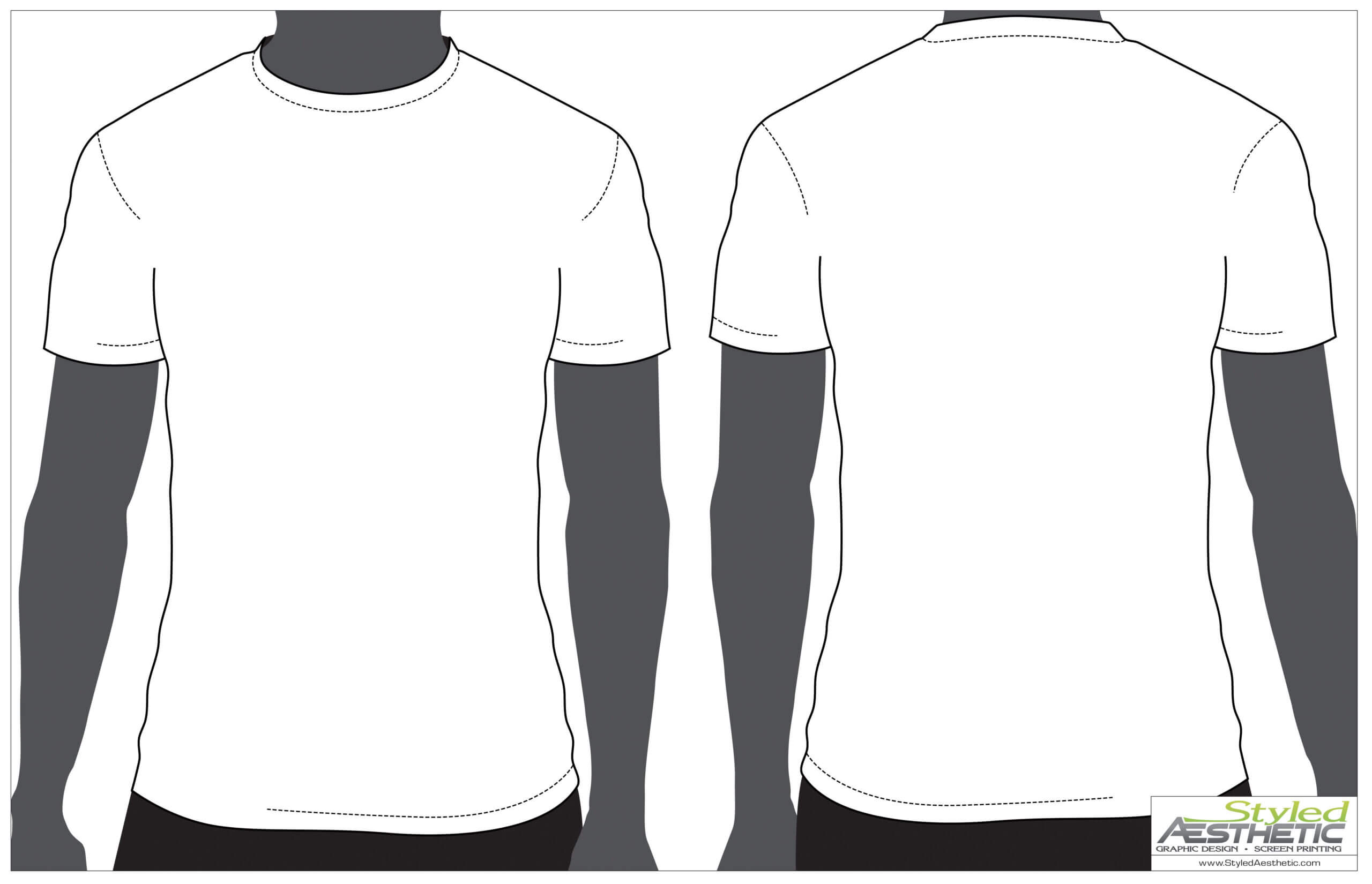Outline Of A T Shirt Template | Free Download Best Outline In Blank Tshirt Template Printable