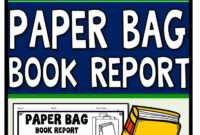 Paper Bag Book Report: Decorate A Paper Bag Based On A intended for Paper Bag Book Report Template