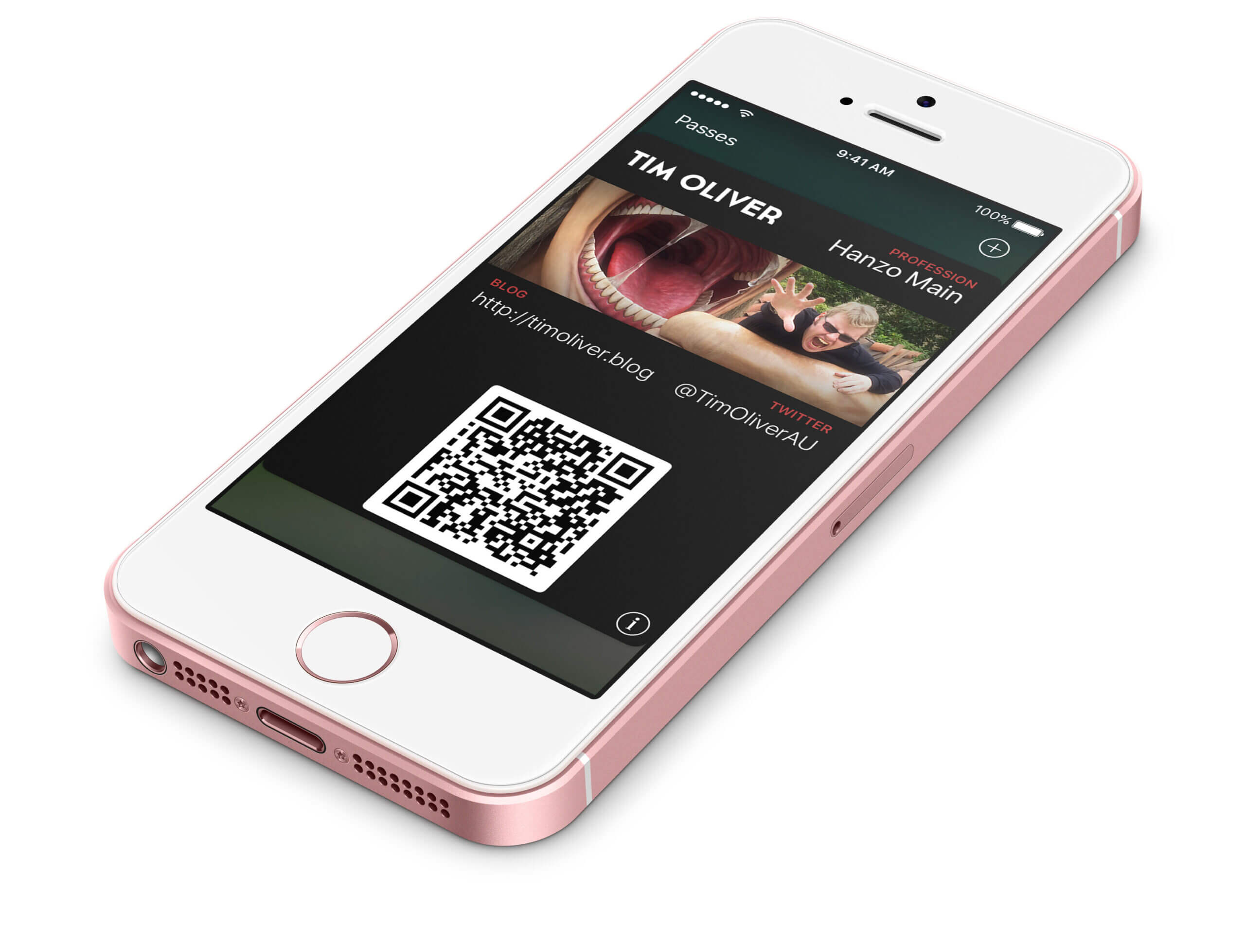 Passkit Business Card/readme.md At Master · Timoliver Regarding Iphone Business Card Template