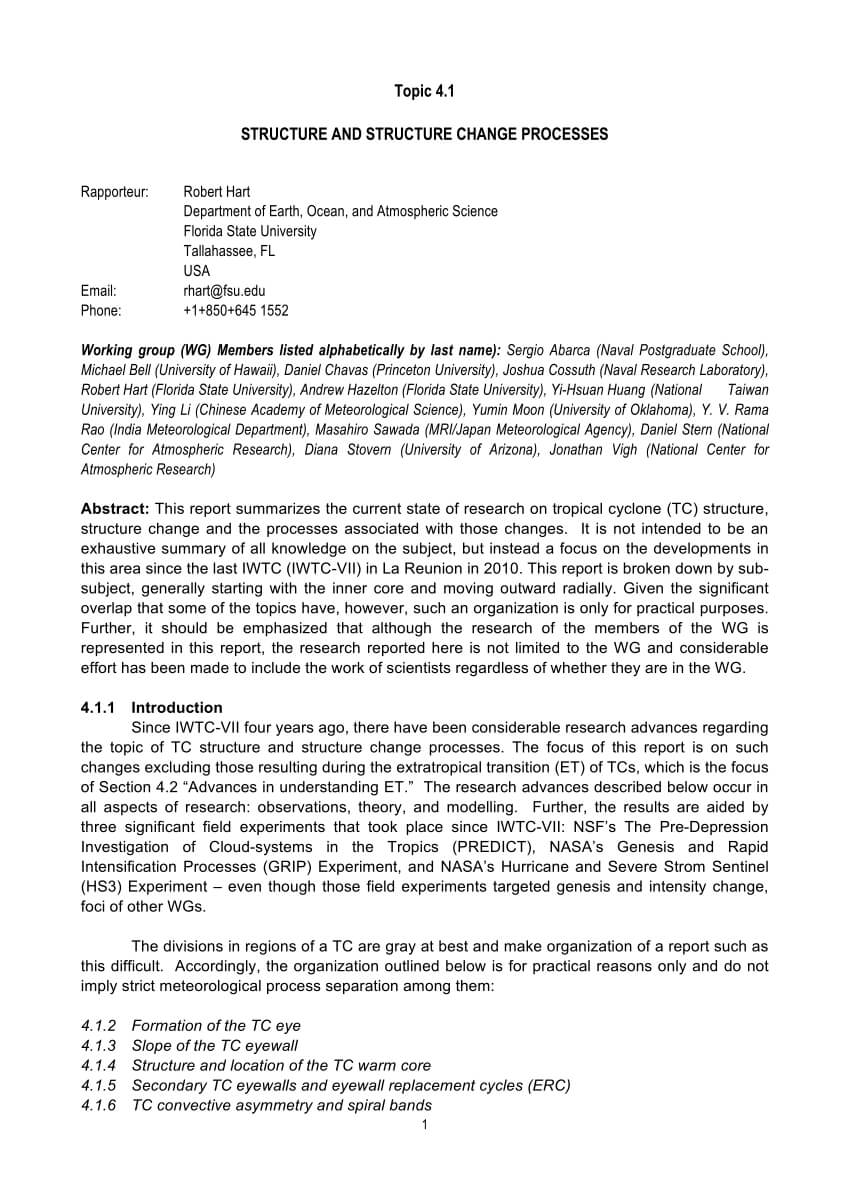 Pdf) Structure And Structure Change Processes - Rapporteur With Rapporteur Report Template