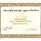 Perfect Attendance Award Certificate Template For Perfect Attendance Certificate Free Template
