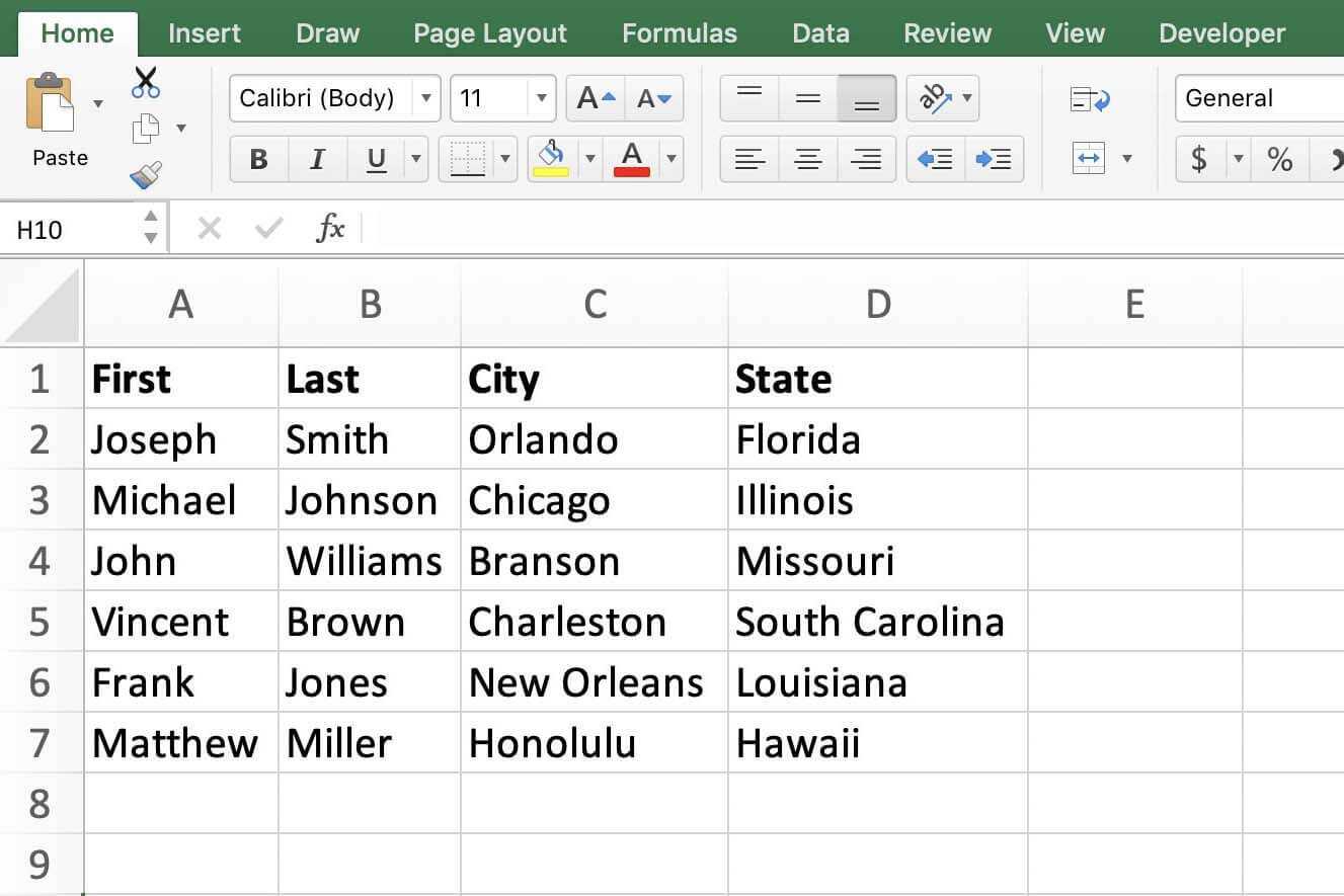 Perform A Microsoft Word Mail Merge From Within Excel For How To Create A Mail Merge Template In Word 2010