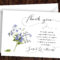 Personalized Funeral Thank You Card Sympathy Thank You Card Intended For Sympathy Thank You Card Template