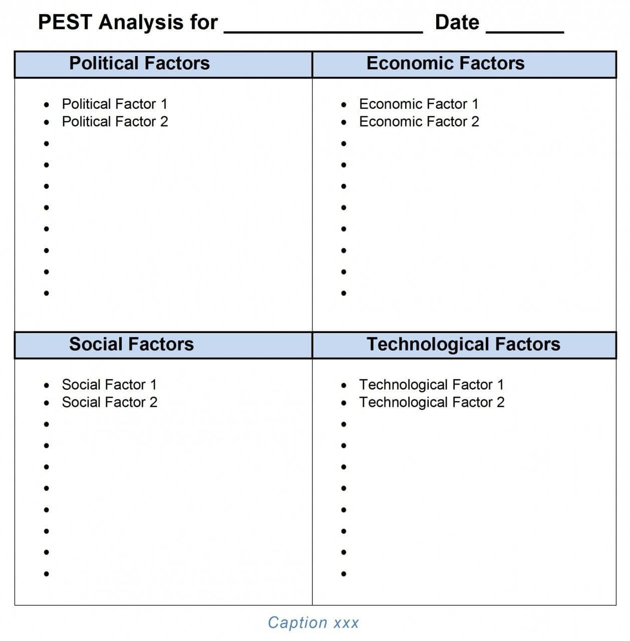 Pest Analysis Ms Word Template | Pestel Analysis, Templates Throughout Pestel Analysis Template Word