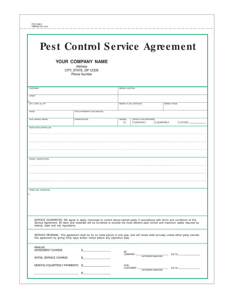 Pest Control Certificate Format – Fill Online, Printable Throughout Pest Control Report Template