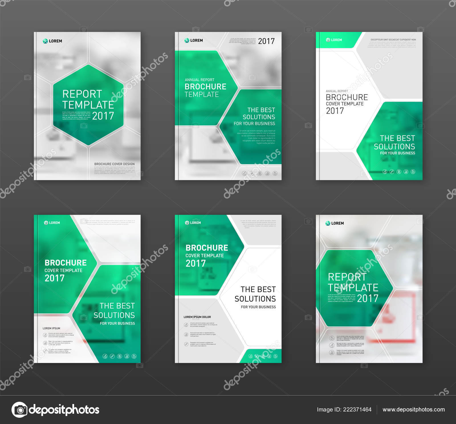 Pharmaceutical Brochure Cover Templates Set. — Stock Vector Inside Pharmacy Brochure Template Free