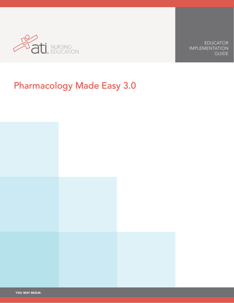 Pharmacology Made Easy 3.0 In Pharmacology Drug Card Template