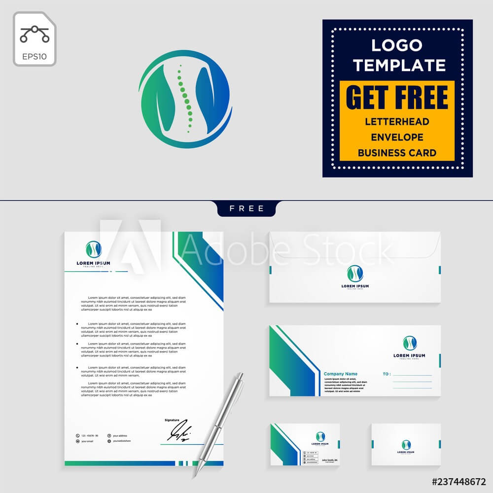 Photo & Art Print Chiropractic Leaf Logo Template Vector Intended For Chiropractic Travel Card Template