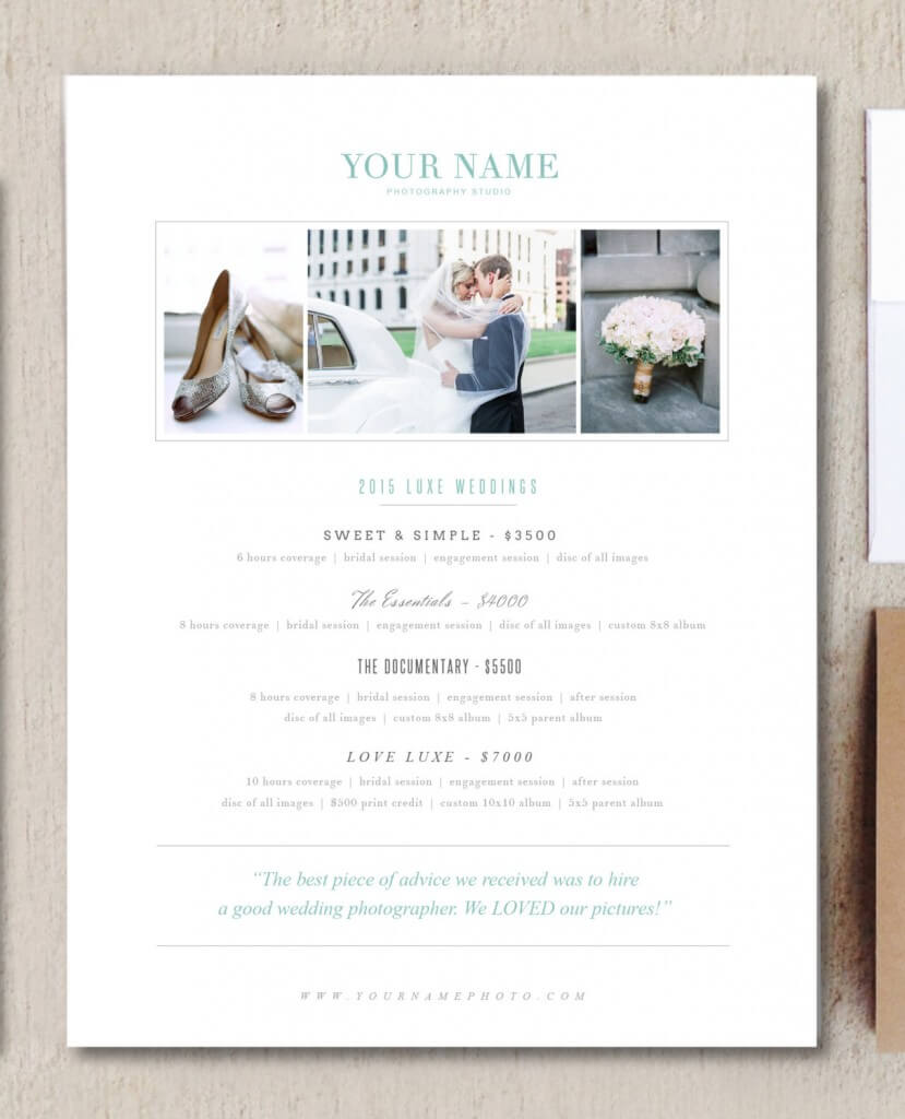 Photography Rate Card Template – Forza.mbiconsultingltd With Regard To Rate Card Template Word