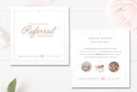 Photography Referral Card Templates, Referral Program inside Referral Card Template Free