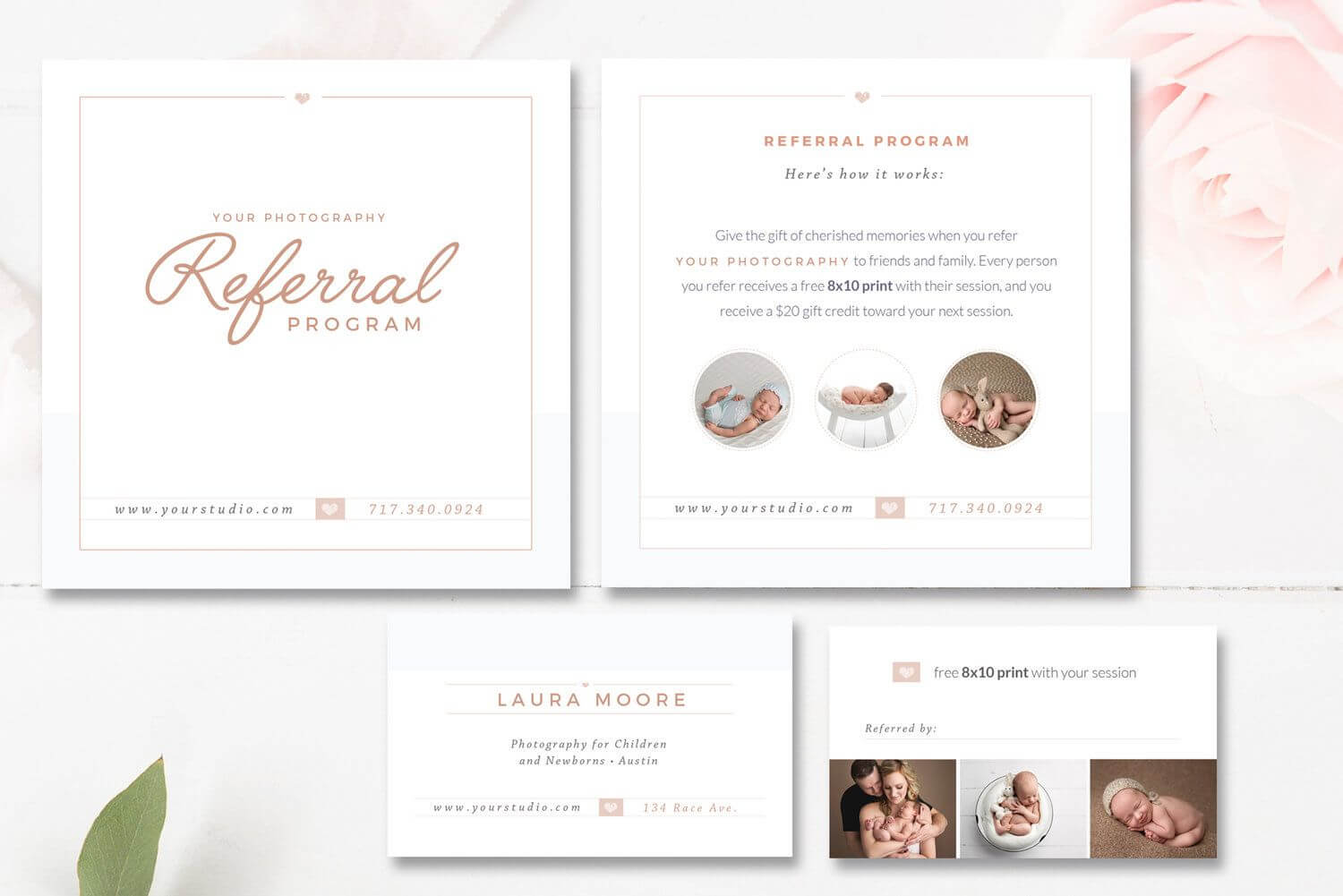 Photography Referral Card Templates, Referral Program With Referral Card Template