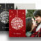 Photoshop Christmas Card Template For Photographers – 012 With Holiday Card Templates For Photographers