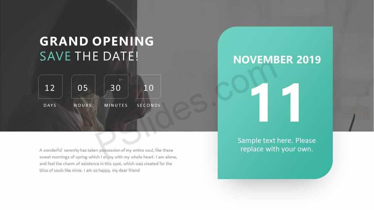 Pin About Save The Date On Powerpoint Diagrams Regarding Save The Date Powerpoint Template