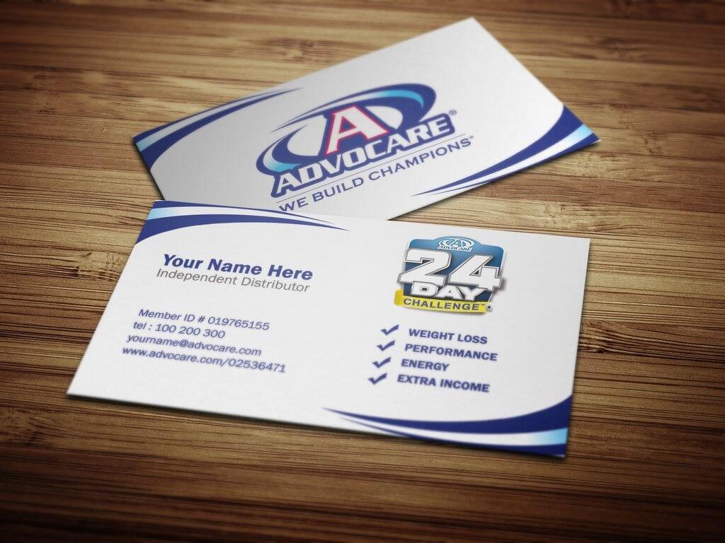 Pin On Art With Regard To Advocare Business Card Template