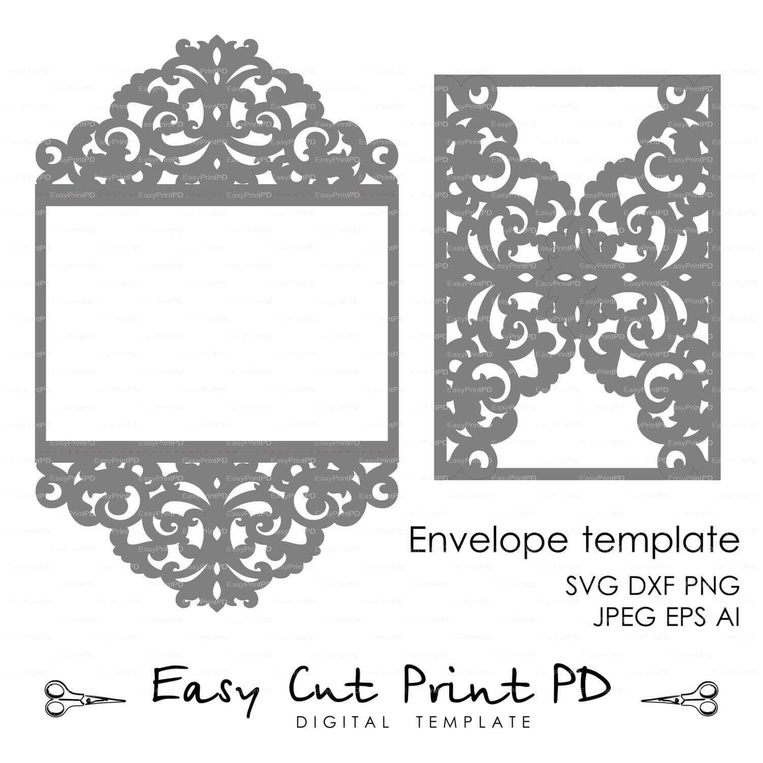 Pin On Crafty Within Silhouette Cameo Card Templates