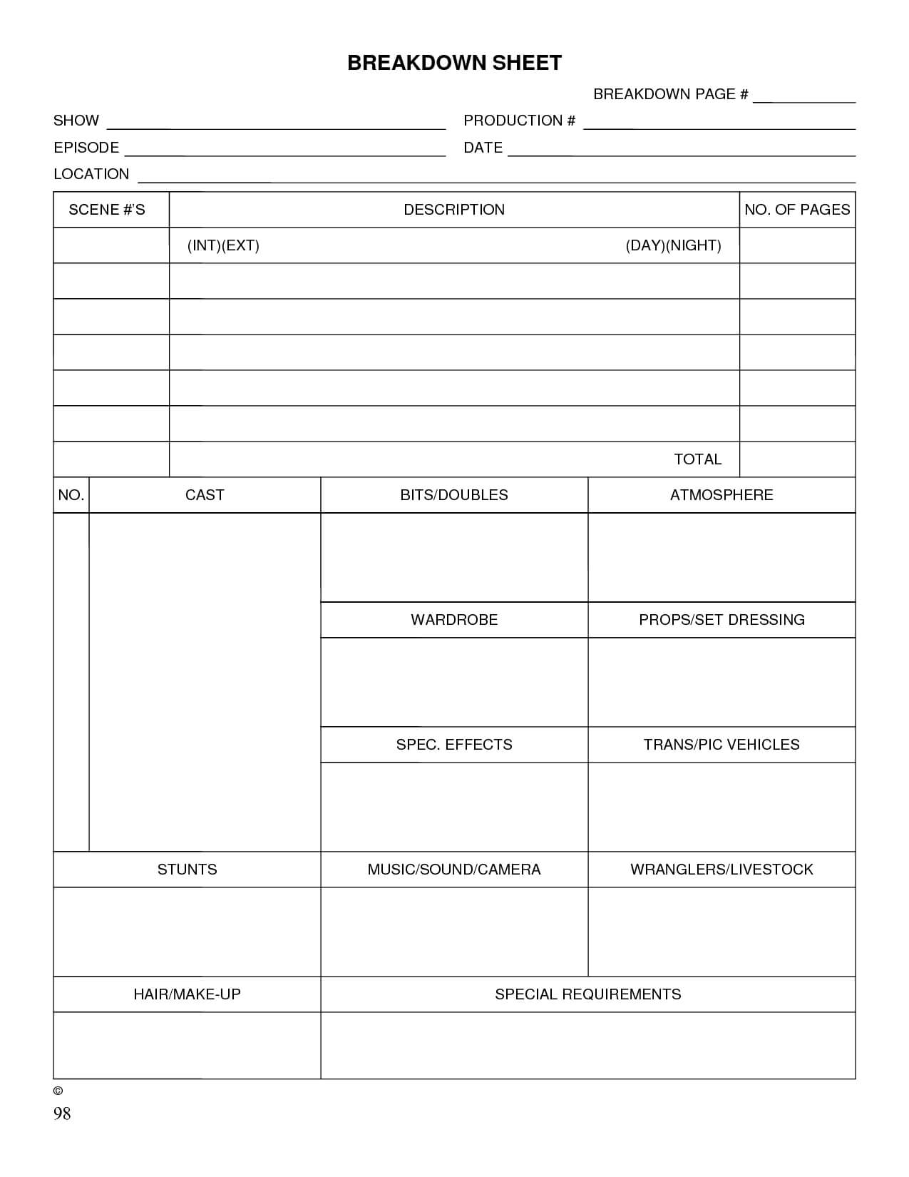 Pin On Film Throughout Shooting Script Template Word