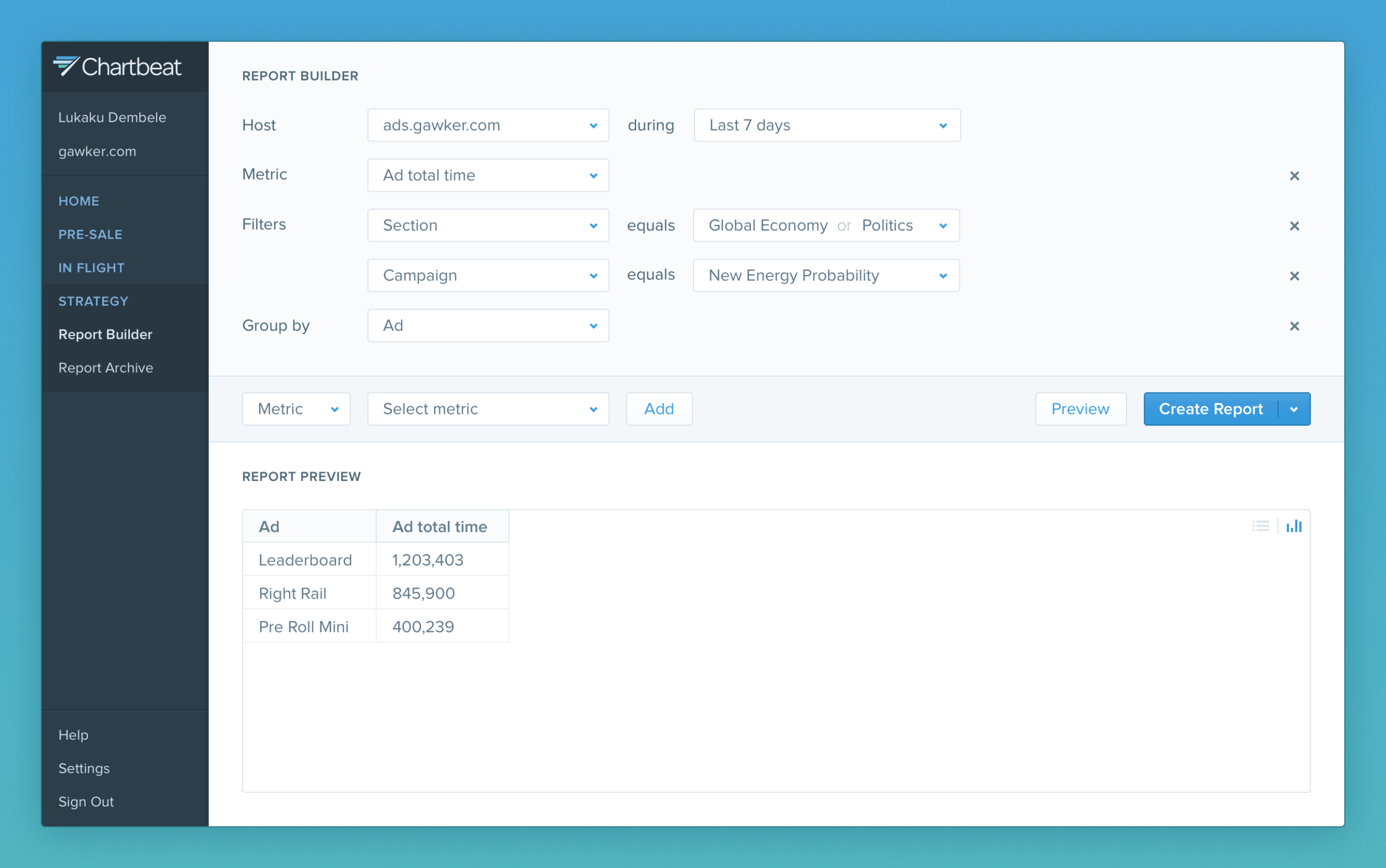 Pin On Ui Design For Report Builder Templates