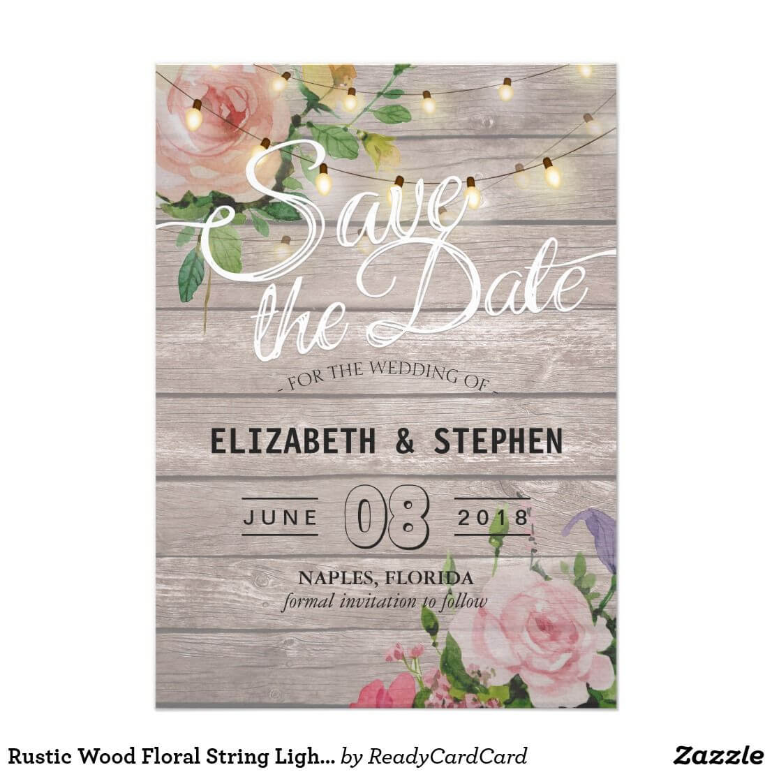 Pin On { Wedding Invitations , Favors , And More! } In Save The Date Cards Templates