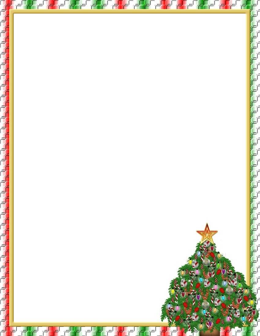 Pin On X Mas/clipart/collages/subway Pertaining To Christmas Border Word Template
