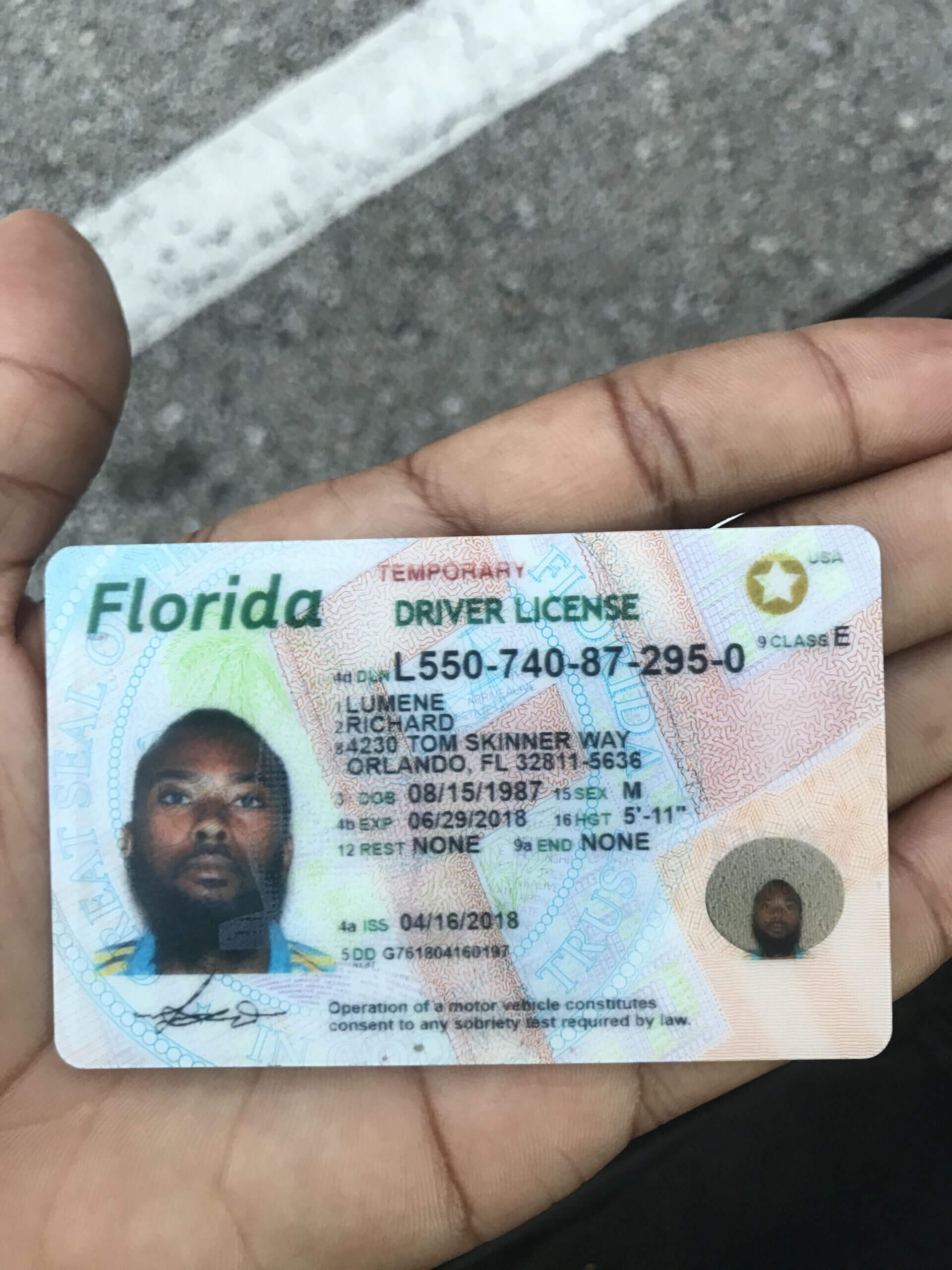 lost my drivers license florida