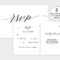 Pinjoanna Keysa On Free Tamplate | Wedding Reply Cards Pertaining To Free Printable Wedding Rsvp Card Templates