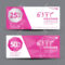 Pink Gift Voucher Template, Coupon Design, Certificate, Ticket.. Regarding Pink Gift Certificate Template