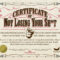 Pinlady Vodka717 On +It's All About Sarcastic Sarcasm+ With Regard To Funny Certificate Templates