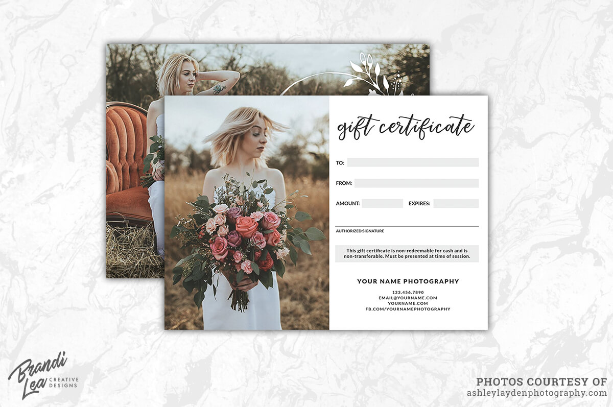 Pinnatalya Spiridonova On Photo: Branding | Gift Regarding Free Photography Gift Certificate Template