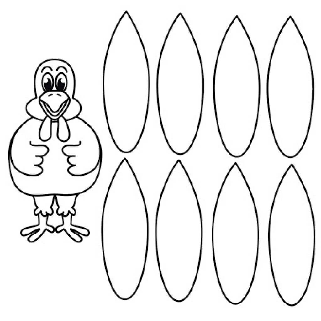 Pinqc Arts Crafts On Crafts | Turkey Pattern, Printable With Blank Turkey Template