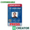 Pinrandell Fisco On Saved | Id Card Template, Id Badge for Media Id Card Templates