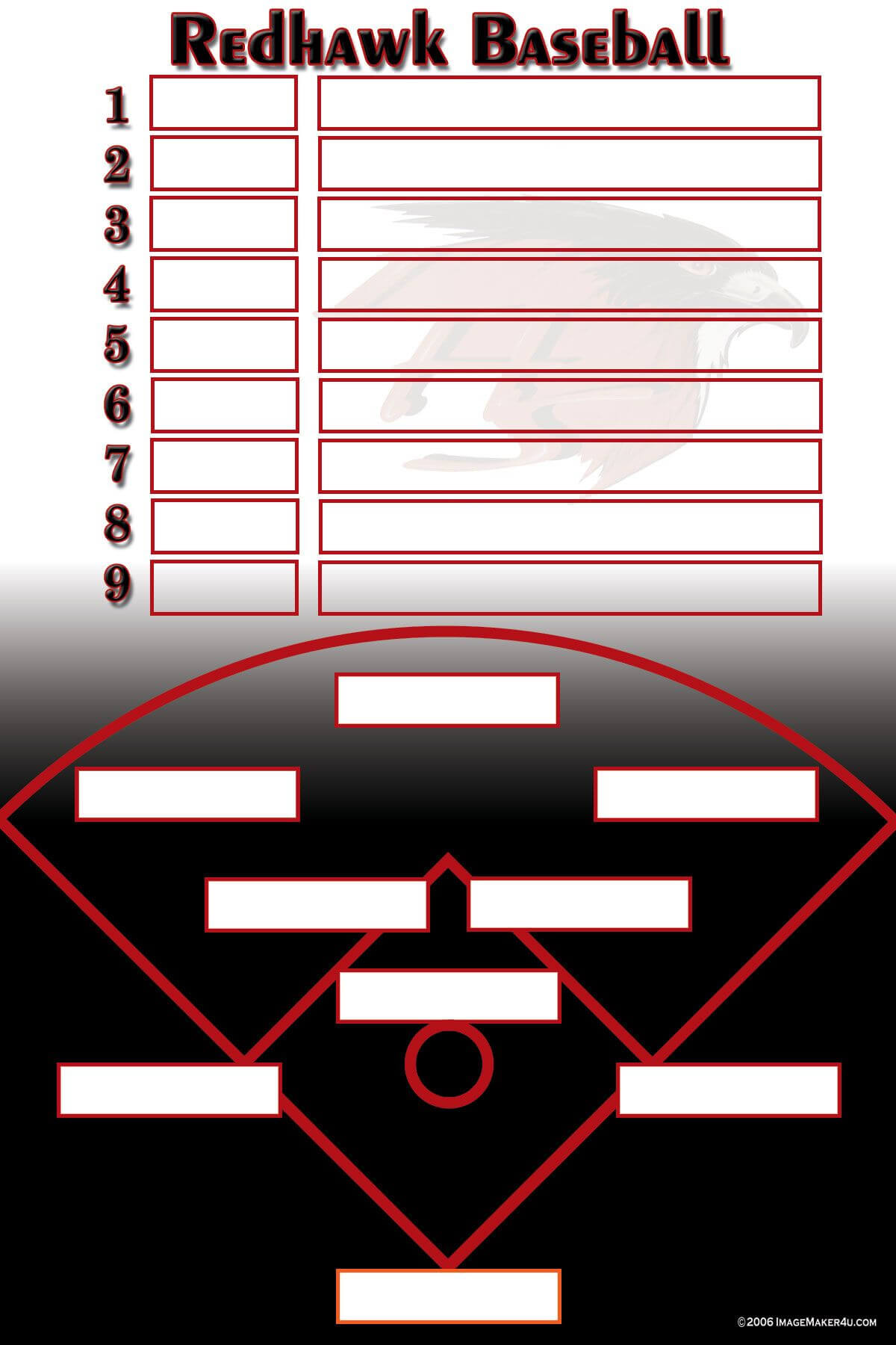 Pinrenee Ray On Baseballstrike One | Baseball Lineup Inside Softball Lineup Card Template