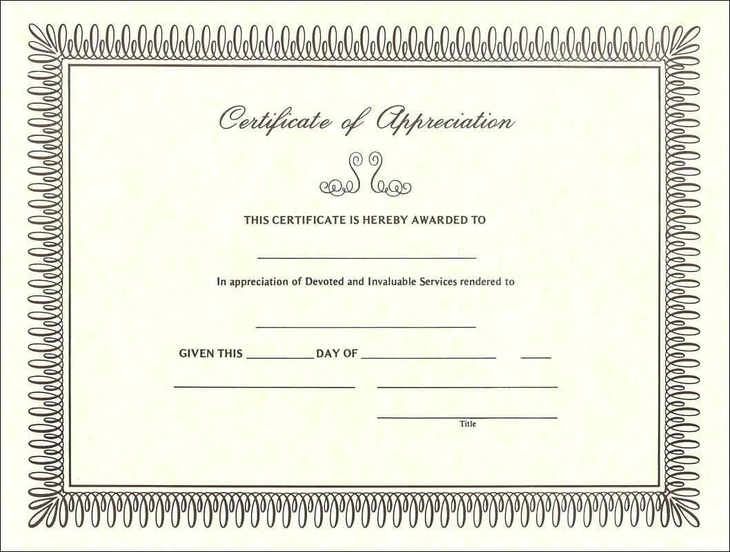 Pintreshun Smith On 1212 | Certificate Of Appreciation Inside Certificate Of Appreciation Template Free Printable