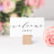 Place Cards Printable Template, Flat And Folded Welcome In Place Card Setting Template
