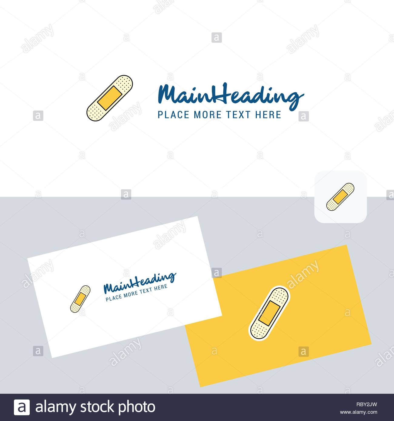 Plaster Vector Logotype With Business Card Template. Elegant Within Plastering Business Cards Templates