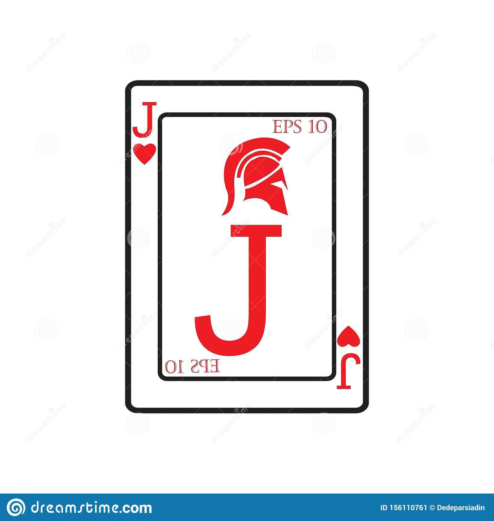 Playing Card Vector Icon Illustration Design Stock Vector Throughout Playing Card Design Template