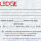 Pledge Cards For Churches | Pledge Card Templates | Card For Donation Cards Template