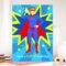 Popular Superhero Birthday Greetings &nu09 Intended For Superman Birthday Card Template