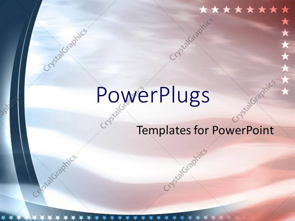 Powerpoint Template: American Flag Patriotic United States Within Patriotic Powerpoint Template