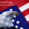 Powerpoint Template: American Flag With Bald Eagle In For American Flag Powerpoint Template