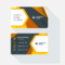 Powerpoint Template, Business Card Design Logo, Business for Business Card Template Powerpoint Free