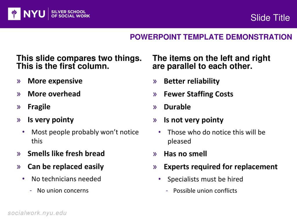Powerpoint Template Demonstration – Ppt Download For Nyu Powerpoint Template