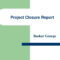 Ppt – Project Closure Report Powerpoint Presentation, Free Within Project Closure Report Template Ppt