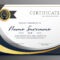 Premium Wavy Certificate Template Design | Certificate For Award Certificate Design Template