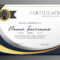 Premium Wavy Certificate Template Design | Certificate For Professional Award Certificate Template