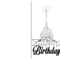 Print Out Black And White Birthday Cards | Birthday Card with regard to Foldable Birthday Card Template