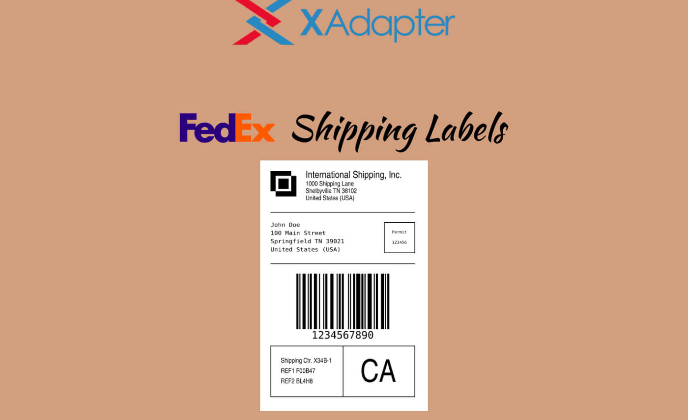 Print Woocommerce Fedex Shipping Labels In Multiple Sizes Inside Fedex Label Template Word